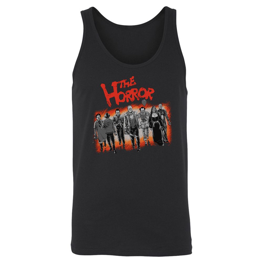 Unisex Jersey Tank - H8HQPAE9 - Black - 1
