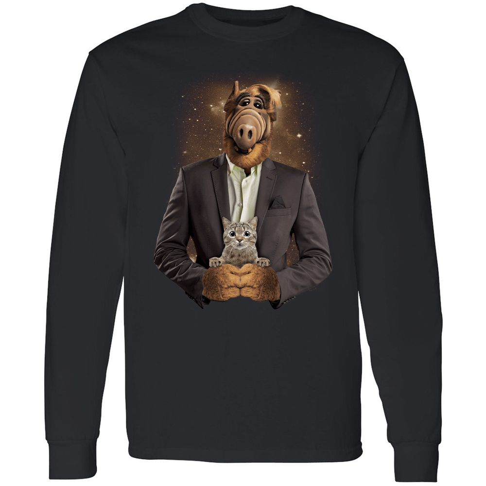 Long Sleeve T-Shirt - XUT5TWE8 - Black - 1