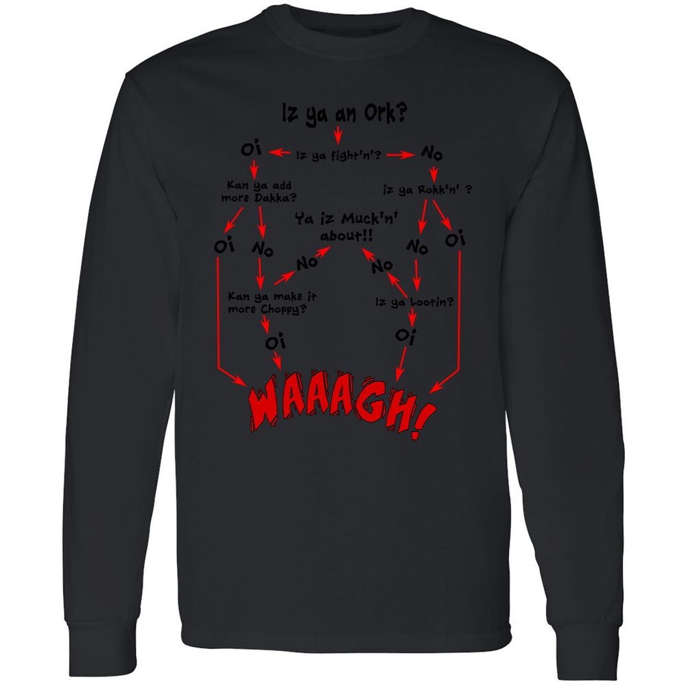 Long Sleeve T-Shirt - 8L7PTCLZ - Black - 1