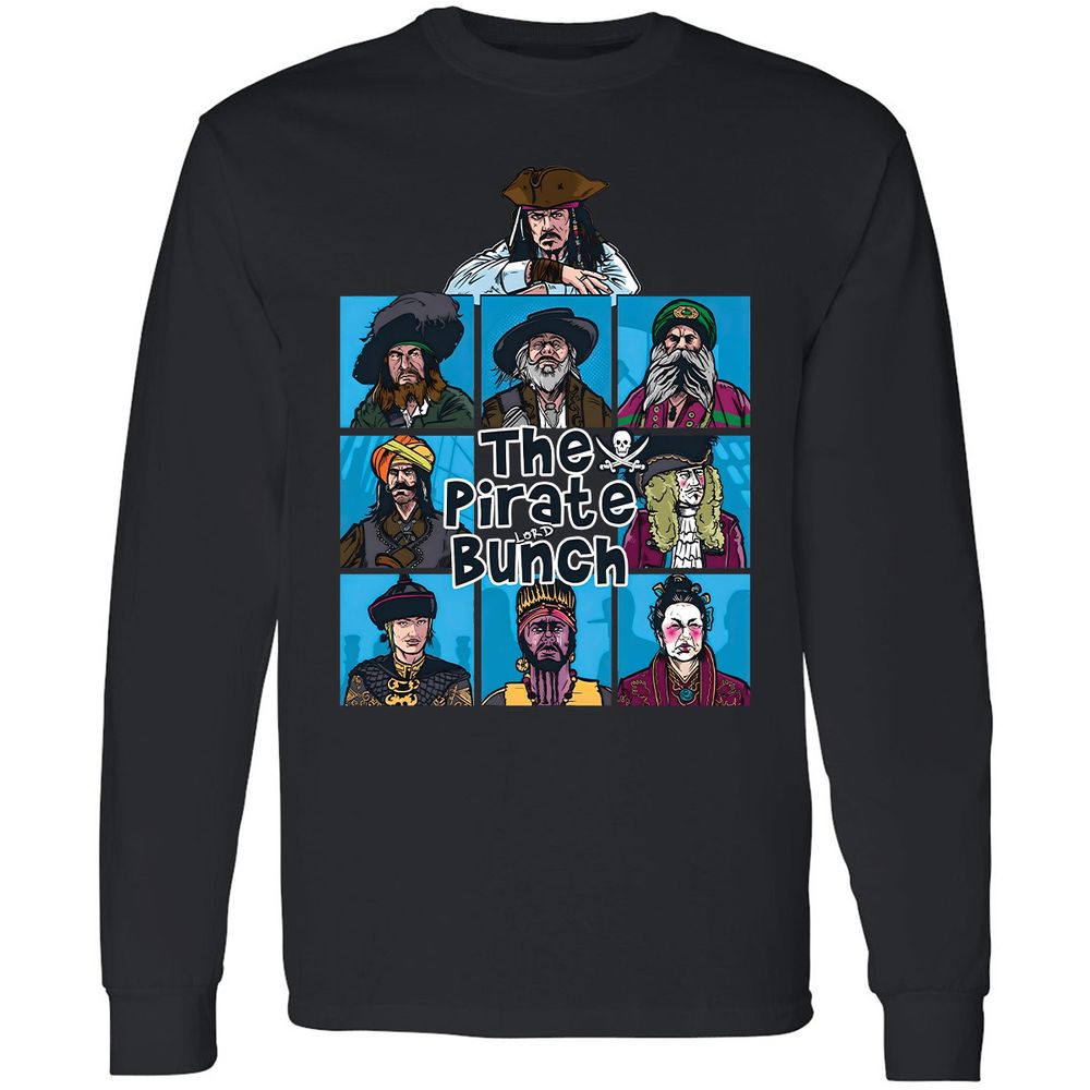 Long Sleeve T-Shirt - GCHWU43A - Black - 1