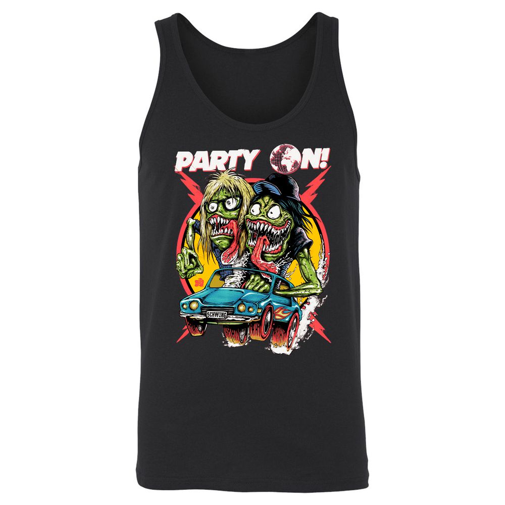 Unisex Jersey Tank - Q85M6Q47 - Black - 1