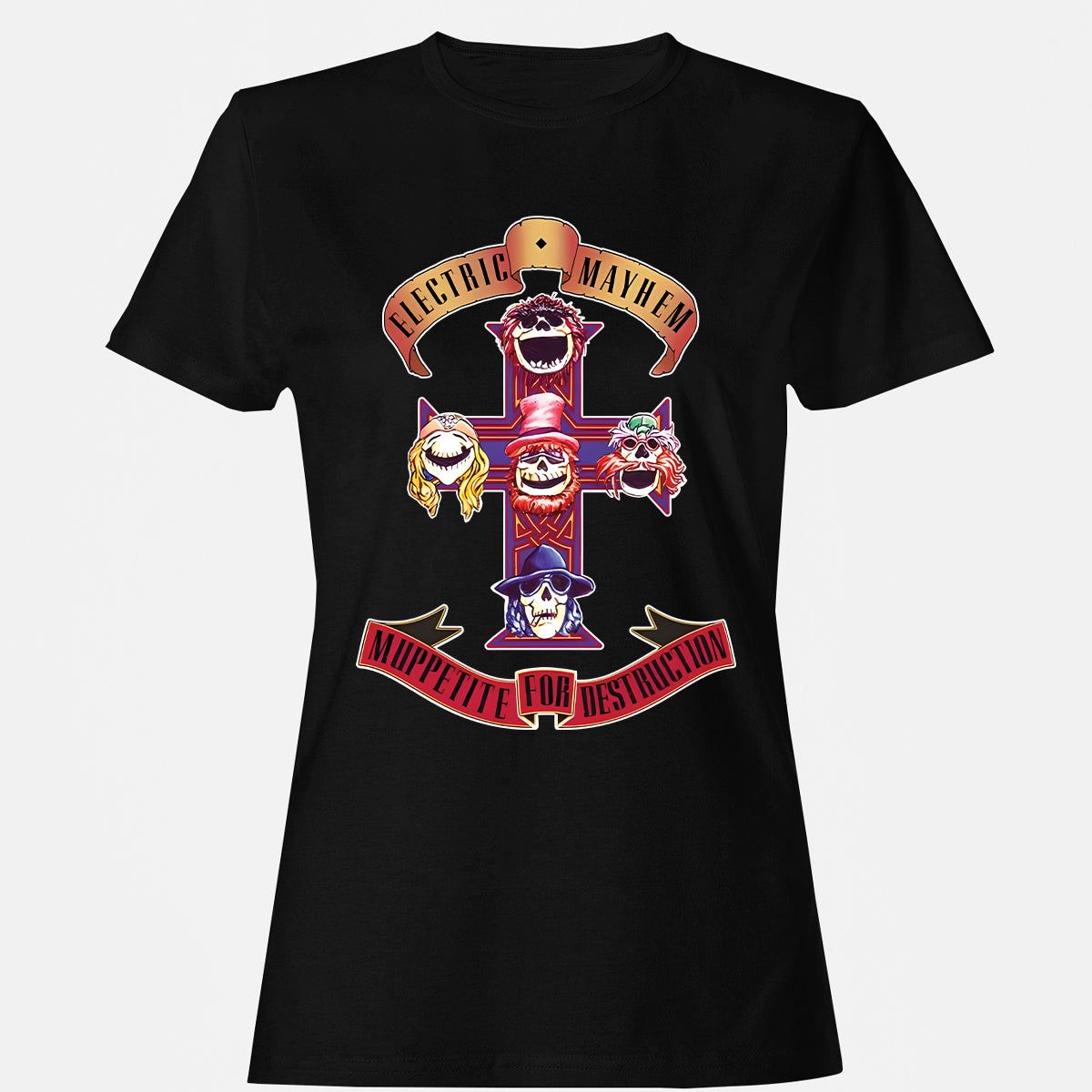 Women's T-Shirt - 1FM9DDXJ - Black - 1