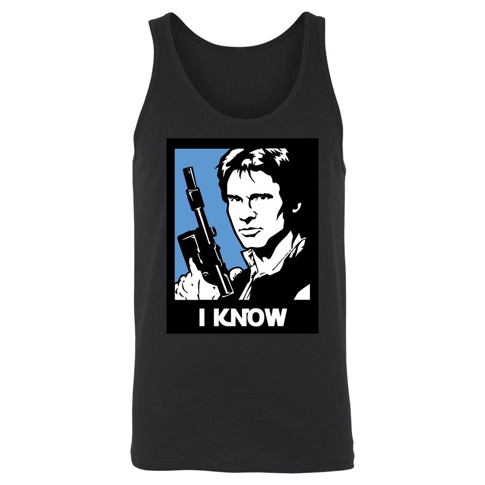 Unisex Jersey Tank - HYMQAD3L - Black - 1