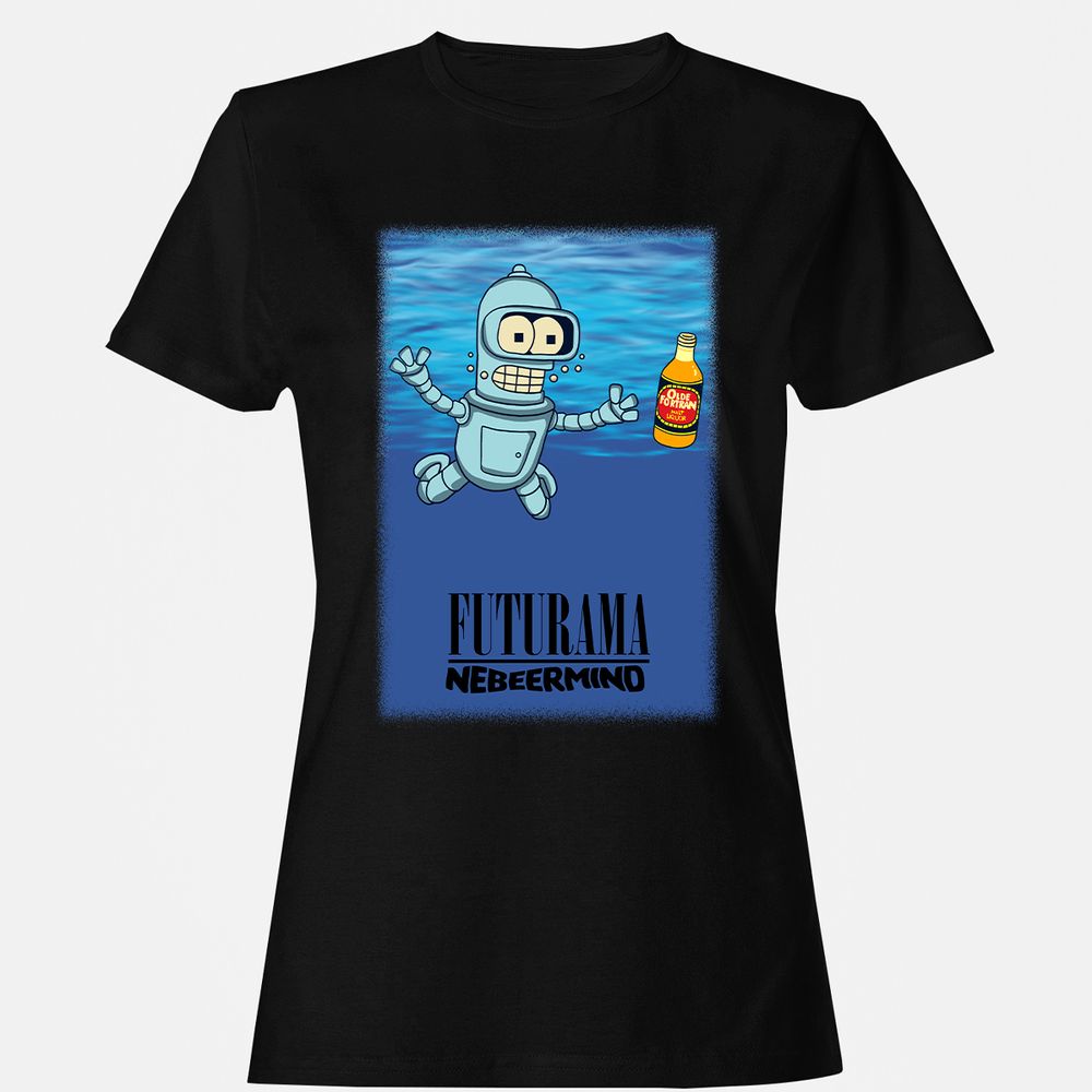 Women's T-Shirt - Q7EL8DZX - Black - 1