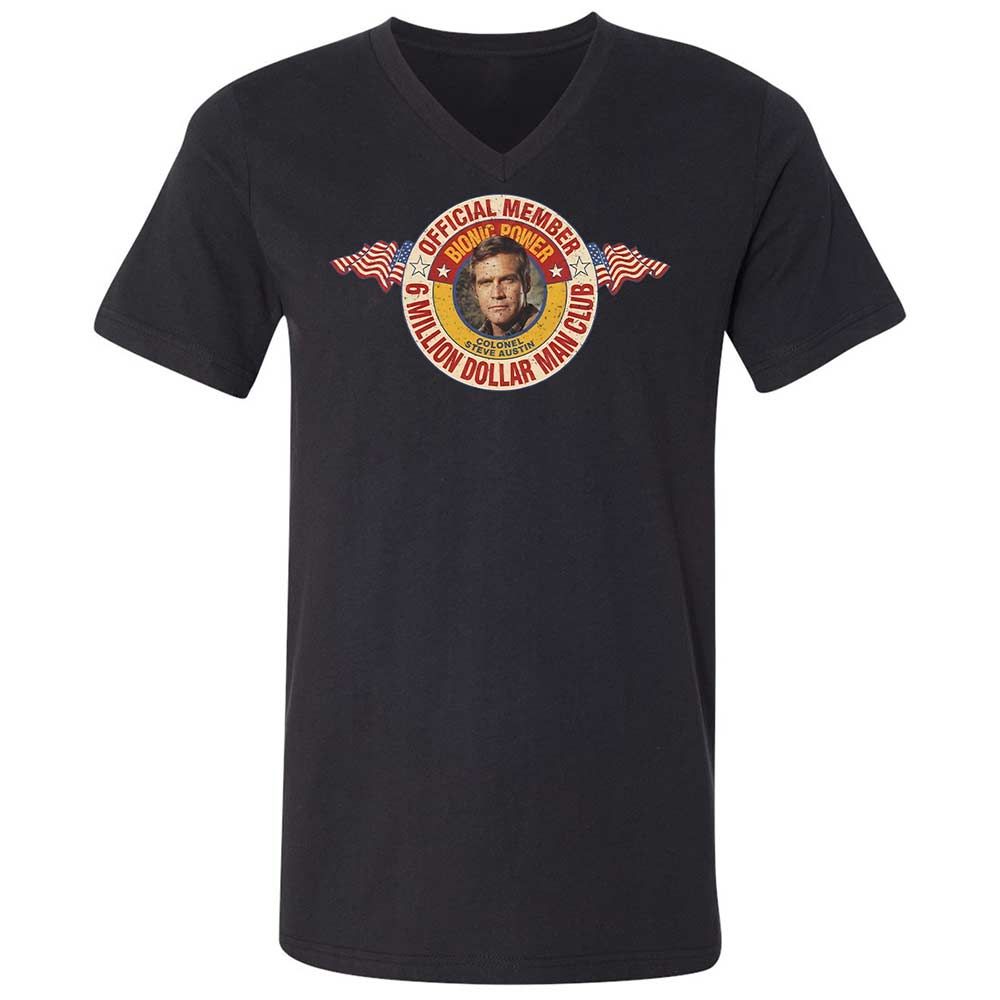 Unisex V-Neck T-Shirt - ER8ULAD9 - Black - 1