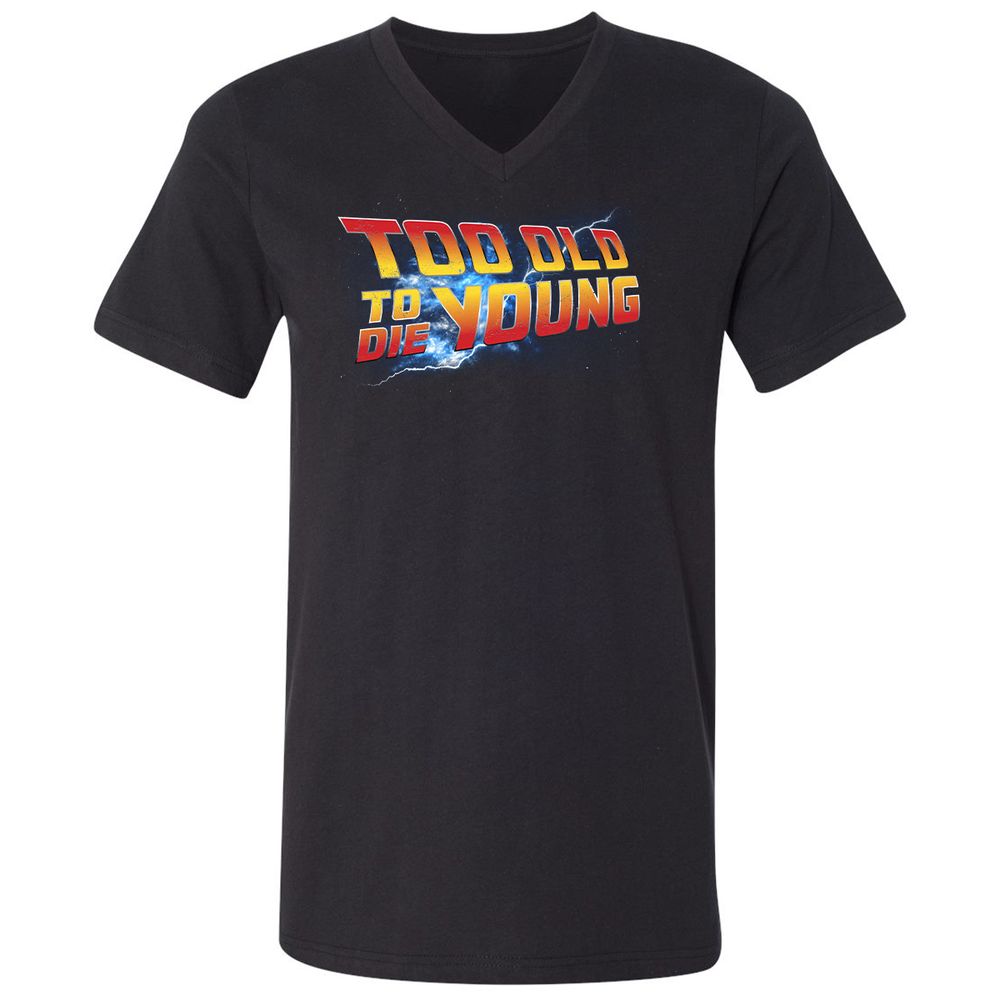 Unisex V-Neck T-Shirt - ZRA4BNRY - Black - 1