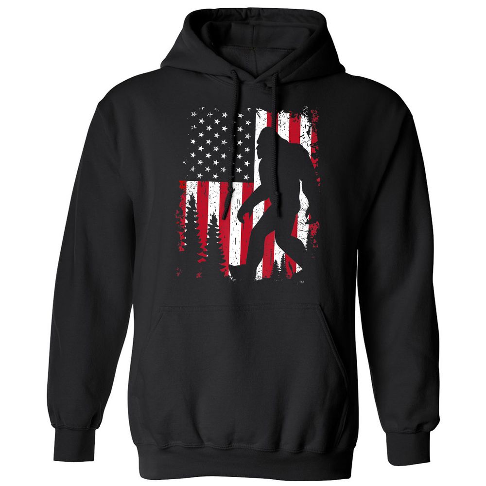 Classic Unisex Hoodie - QTEP714F - Black - 1