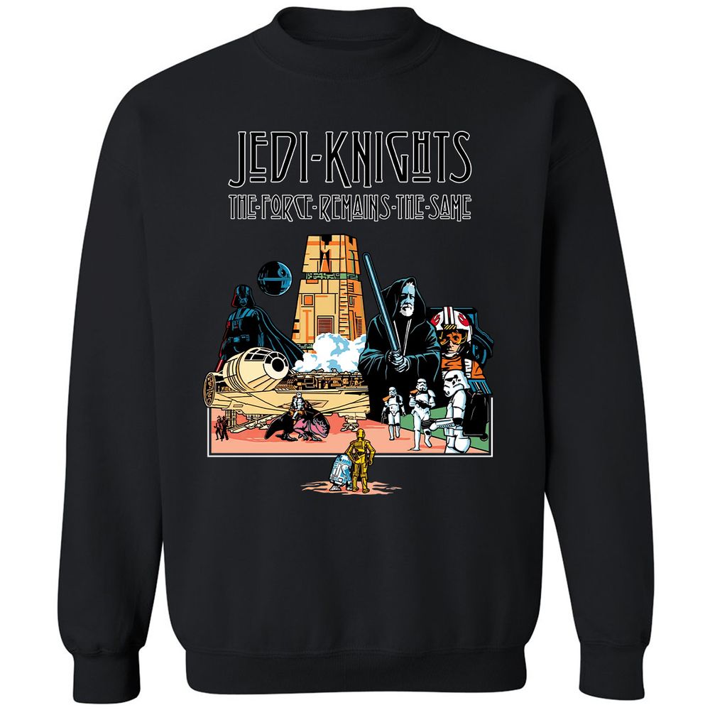 Classic Unisex Sweatshirt - Y87VJ22P - Black - 1