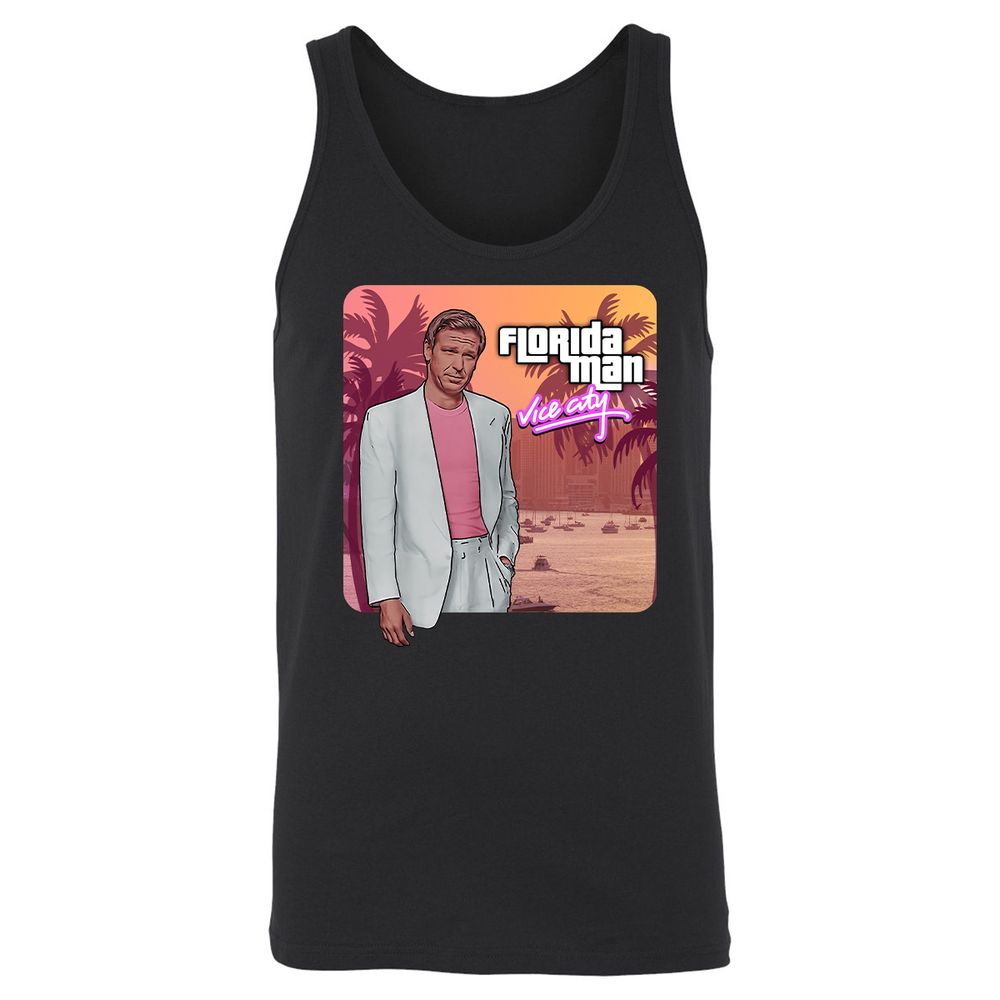 Unisex Jersey Tank - KF4AH61W - Black - 1