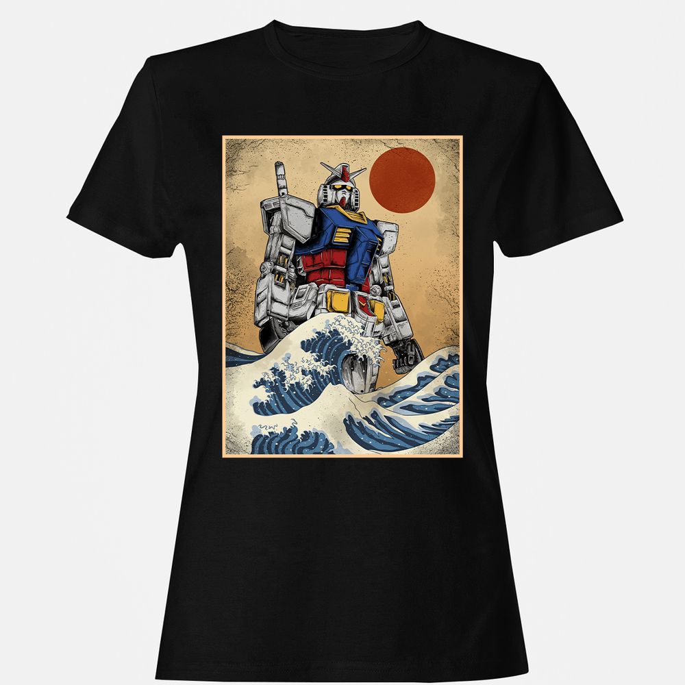 Women's T-Shirt - HNB1PH8B - Black - 1