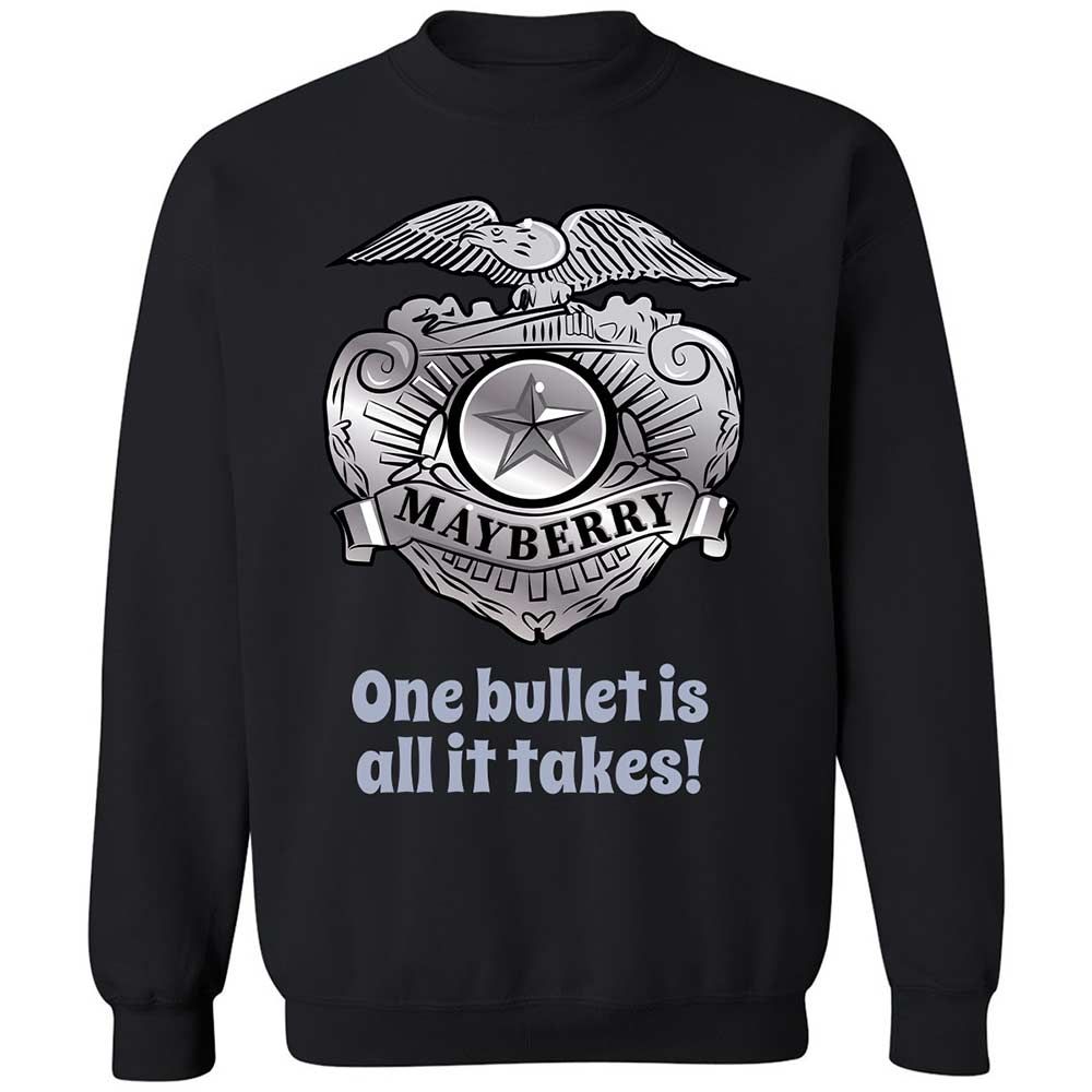 Classic Unisex Sweatshirt - D251KEJX - Black - 1