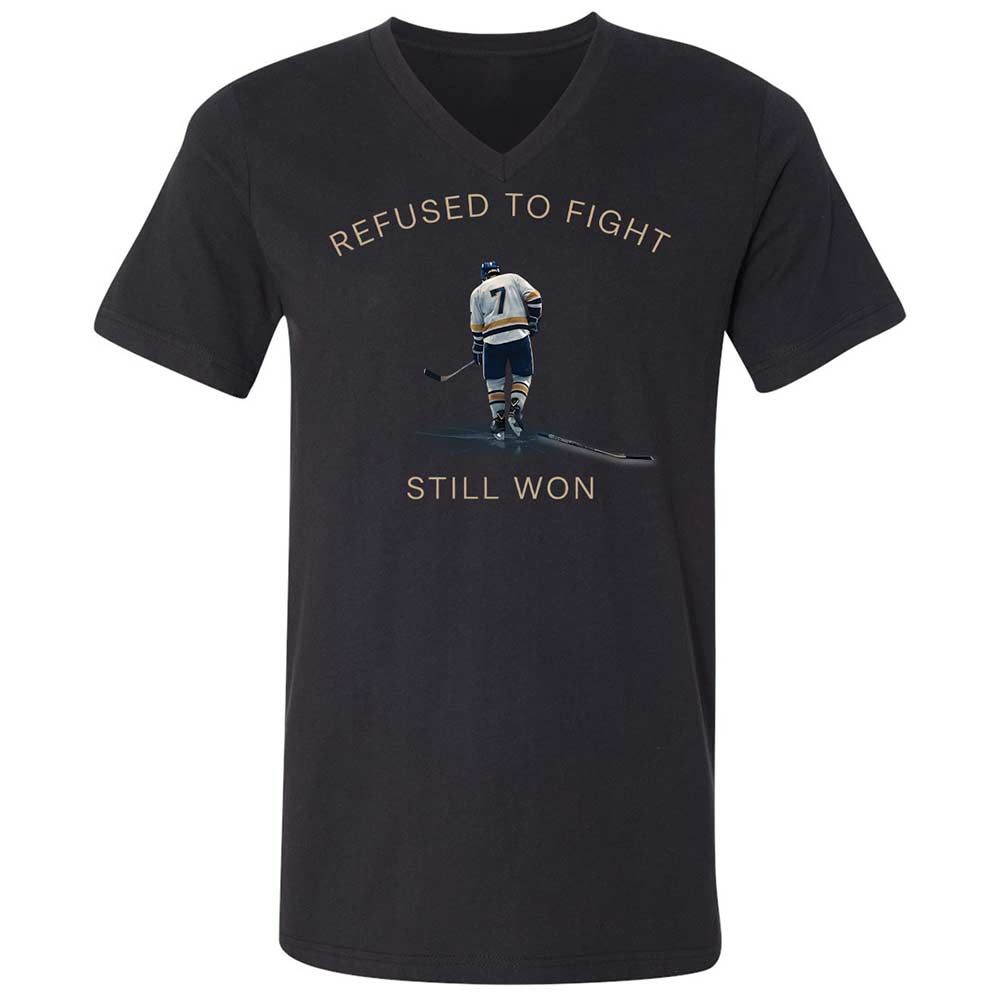 Unisex V-Neck T-Shirt - SN47RZLG - Black - 1