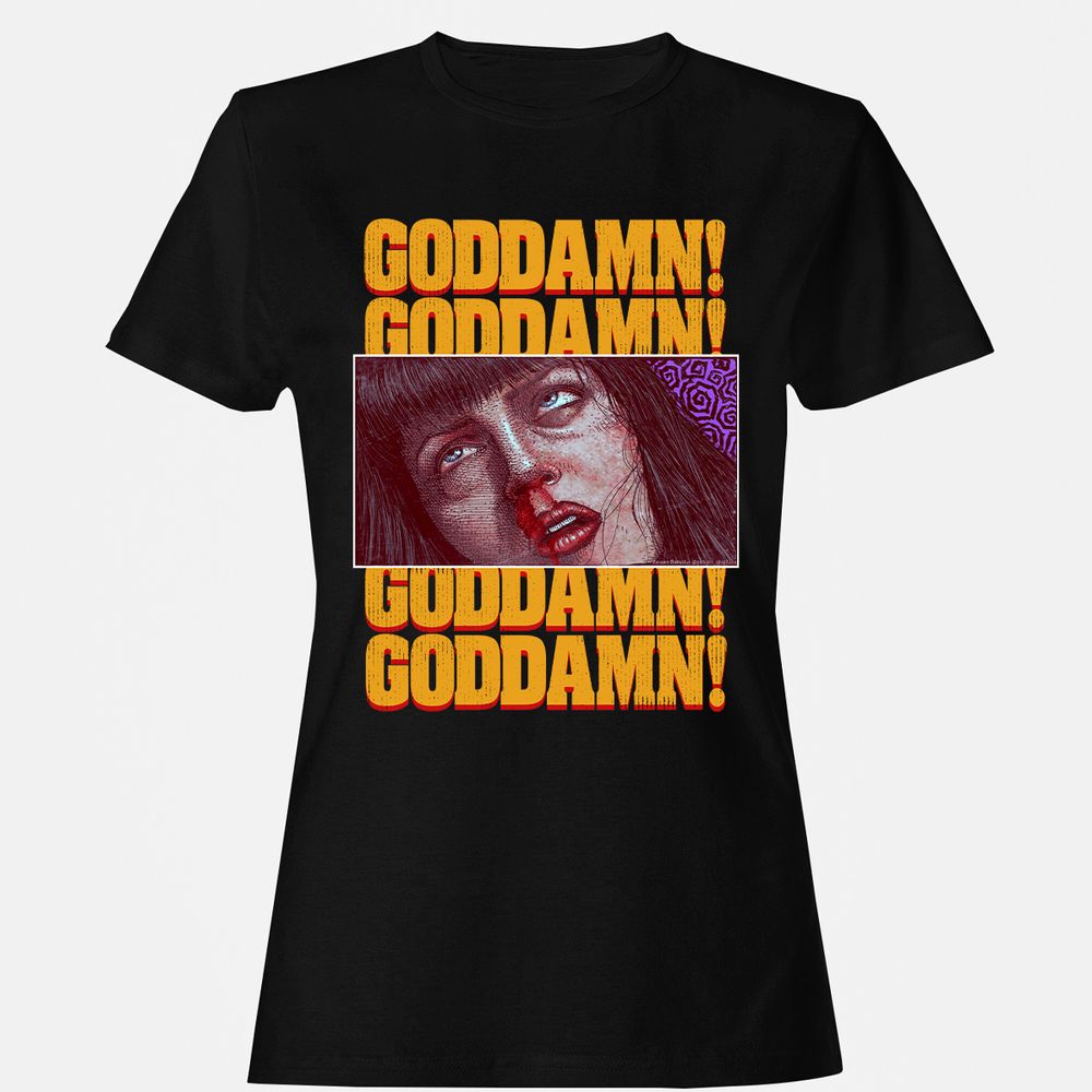 Women's T-Shirt - JHBD9G7J - Black - 1