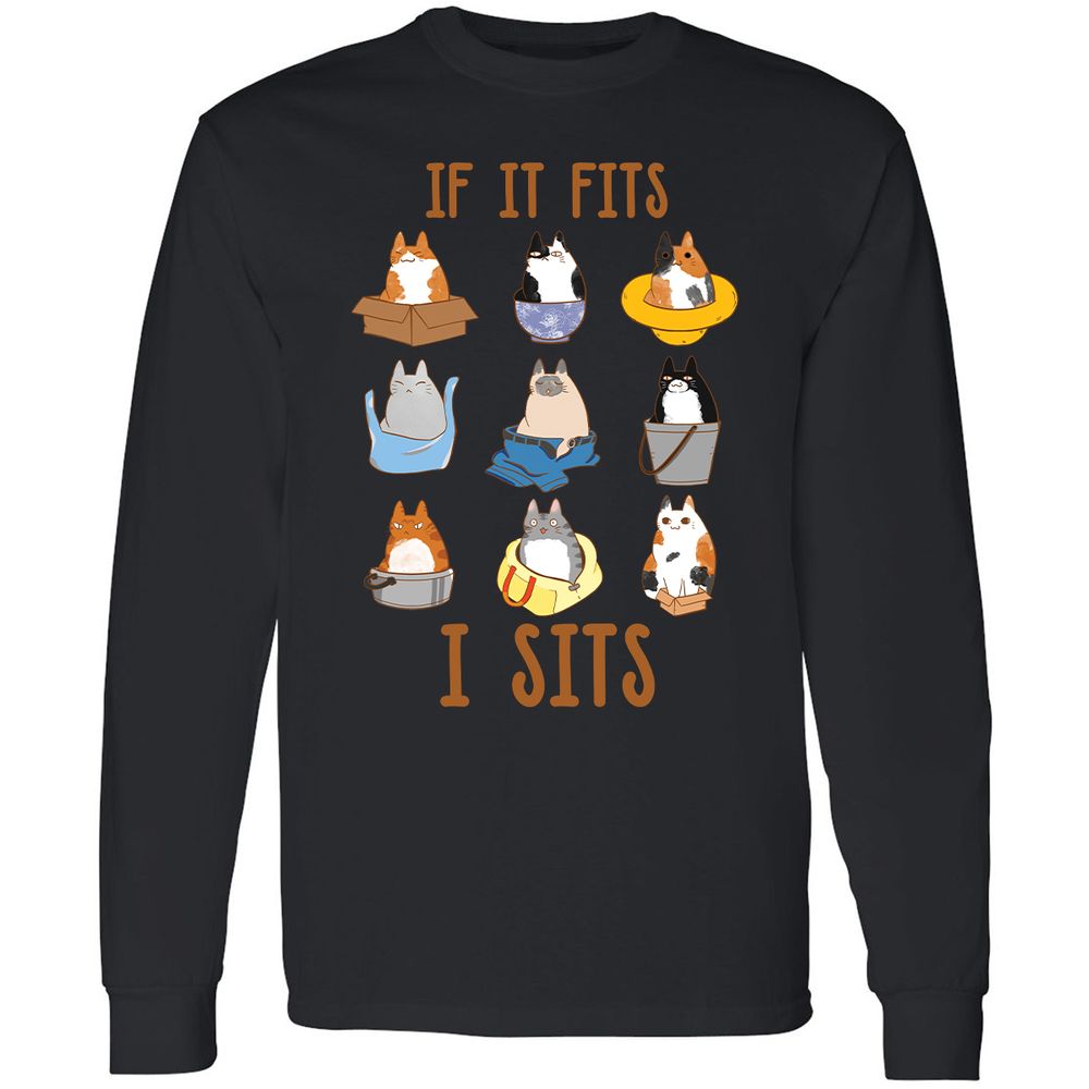 Long Sleeve T-Shirt - 3NYHD1FC - Black - 1