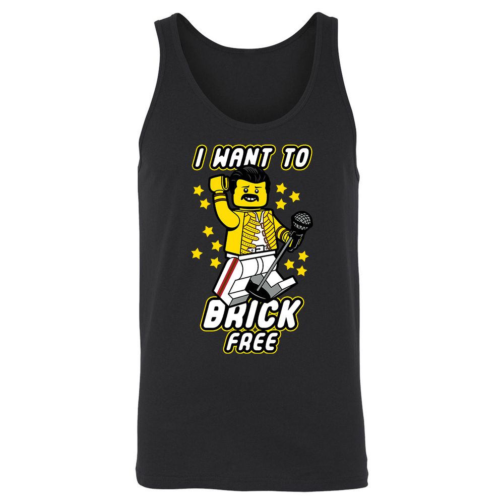 Unisex Jersey Tank - X1UXD475 - Black - 1