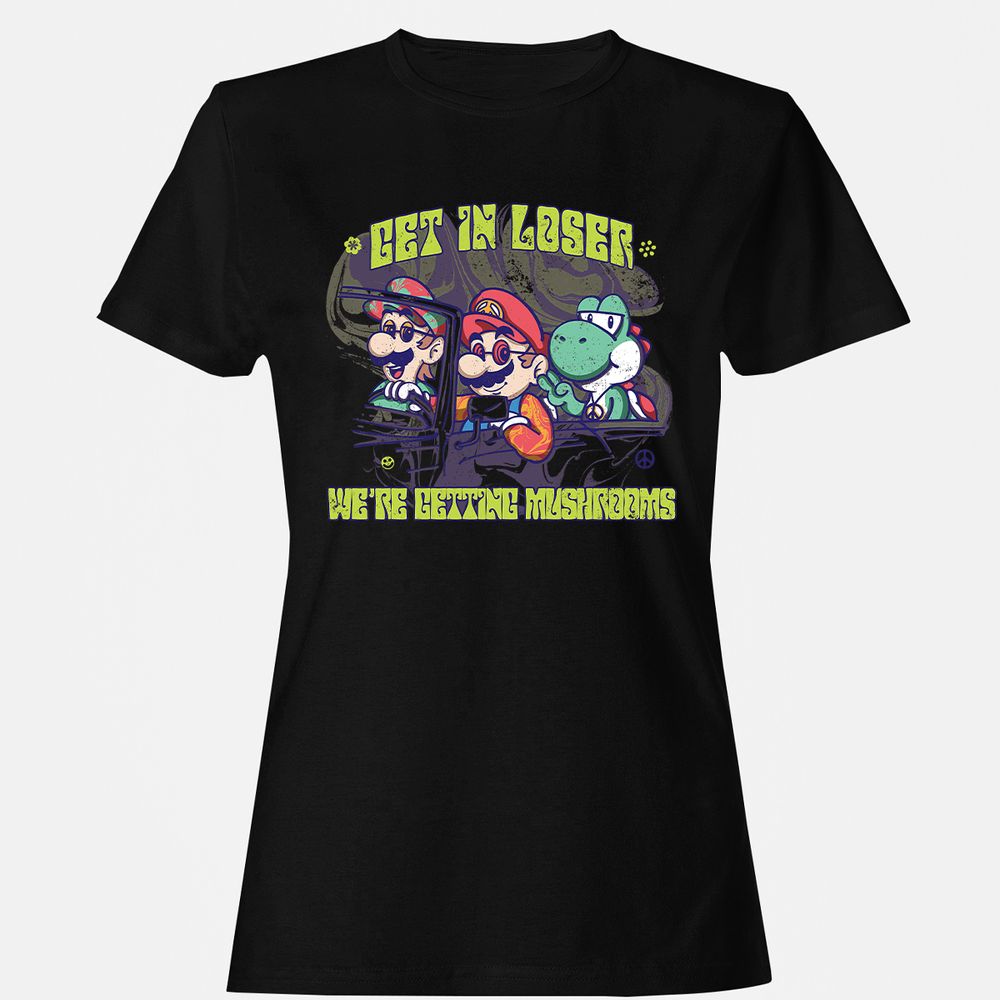 Women's T-Shirt - XHUJWZJQ - Black - 1