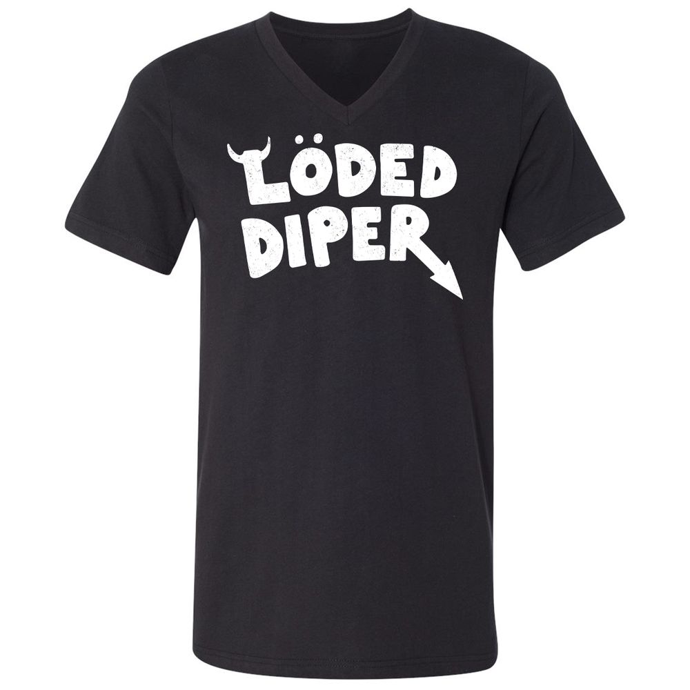 Unisex V-Neck T-Shirt - 1TWPBP3G - Black - 1