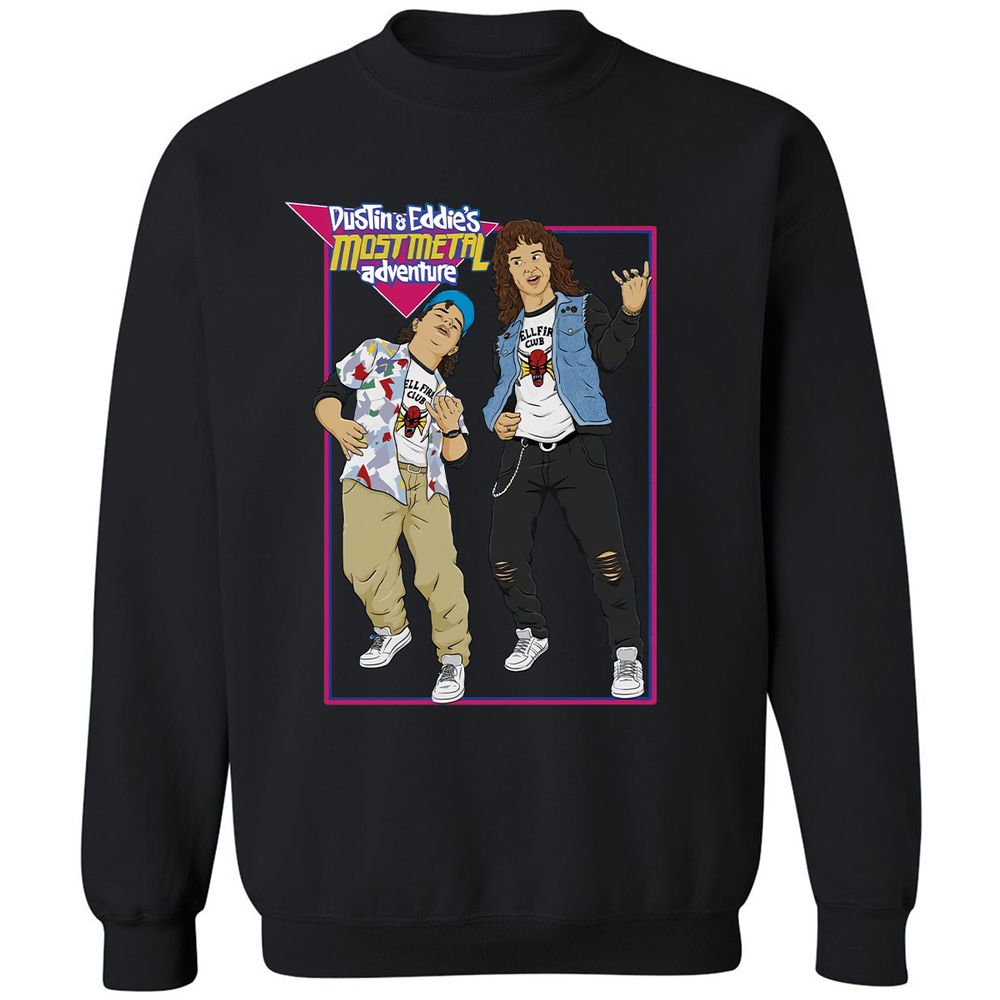 Classic Unisex Sweatshirt - 3QYB3DVX - Black - 1
