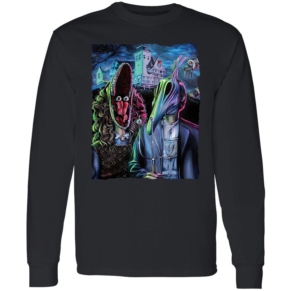 Long Sleeve T-Shirt - 225YDFCZ - Black - 1