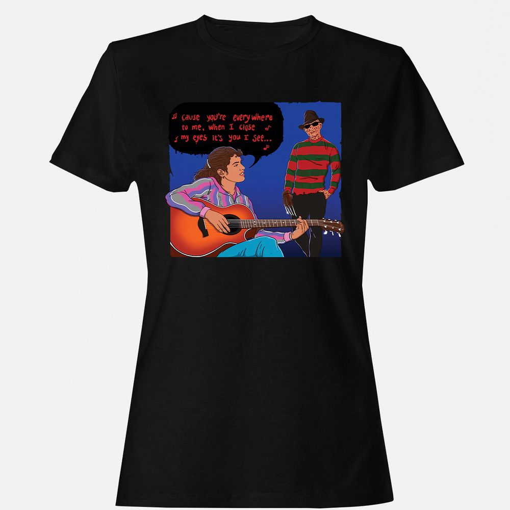 Women's T-Shirt - D6831V72 - Black - 1