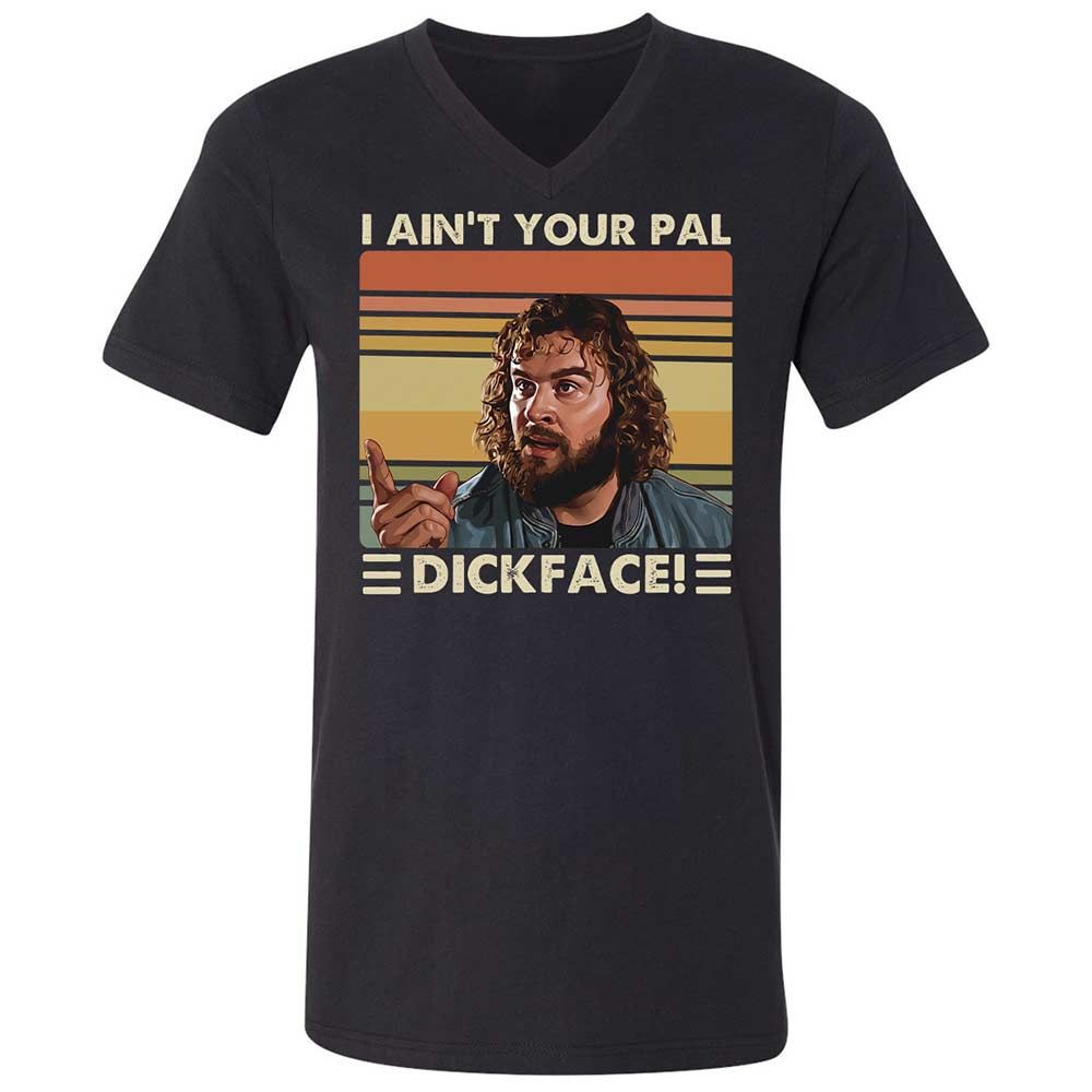 Unisex V-Neck T-Shirt - 7171MR1X - Black - 1