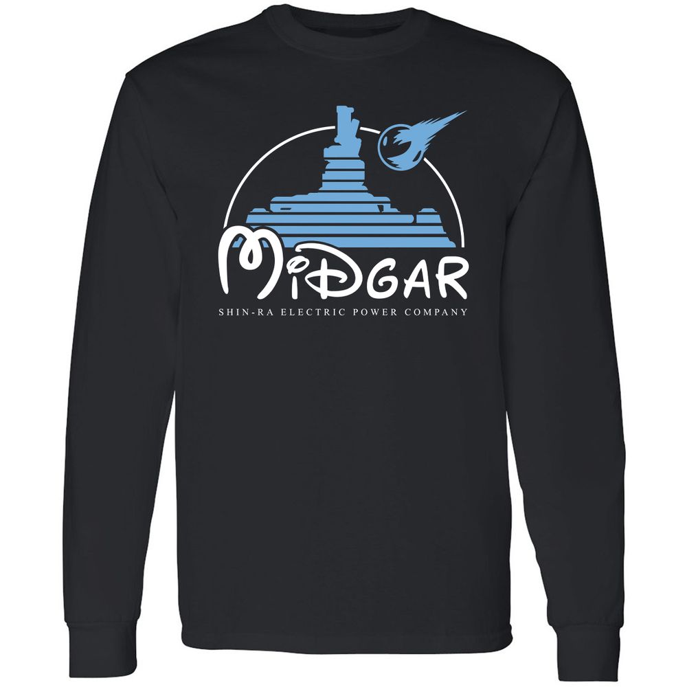 Long Sleeve T-Shirt - B8RKCDY8 - Black - 1