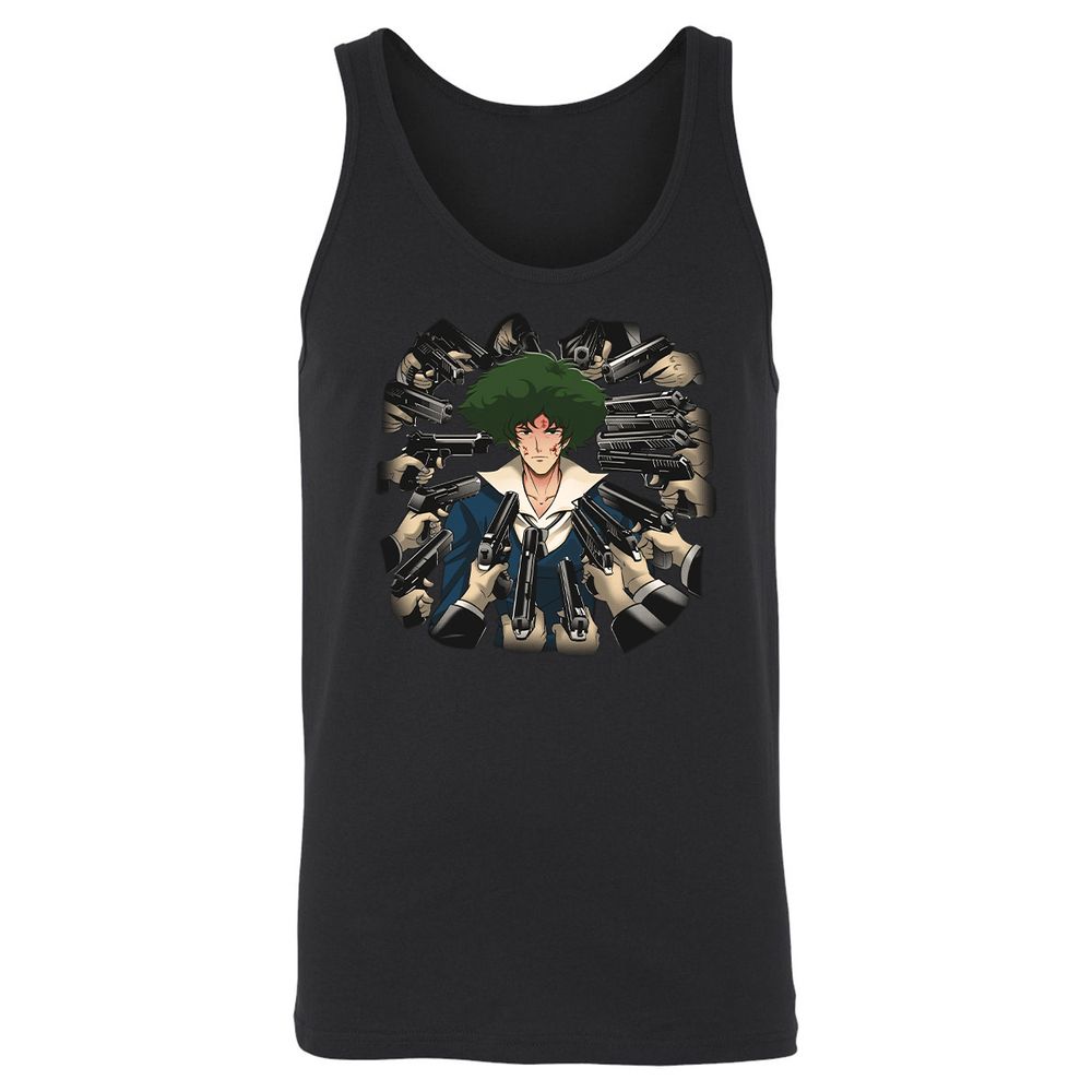 Unisex Jersey Tank - 52NTJXH7 - Black - 1
