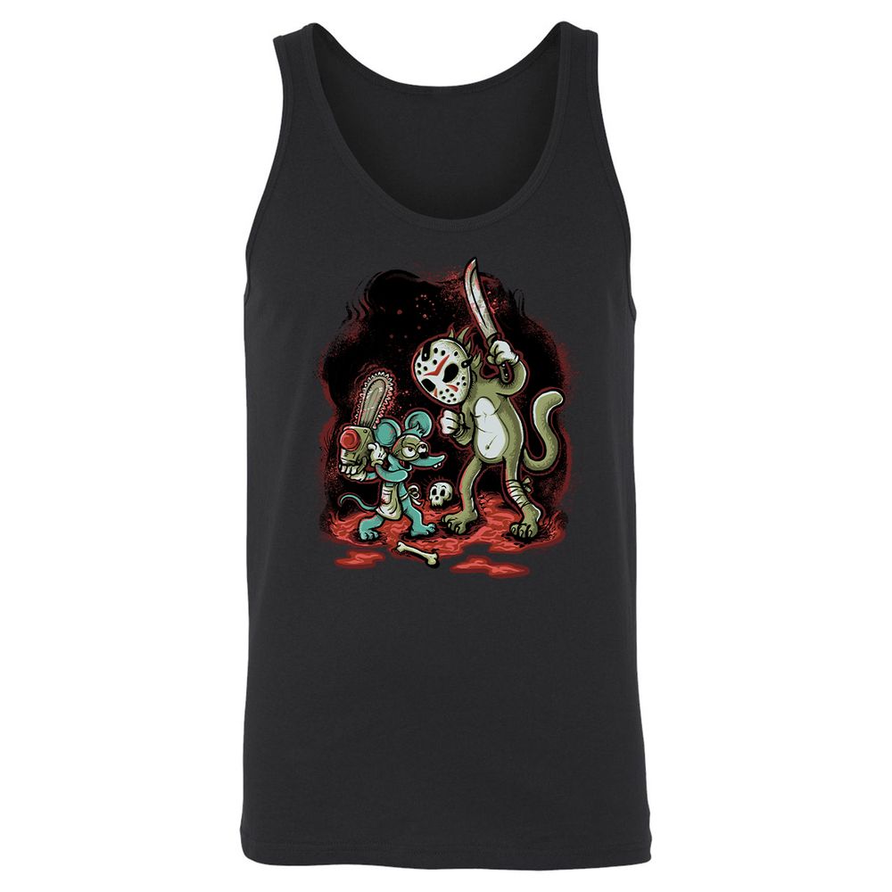 Unisex Jersey Tank - HXQNTBPU - Black - 1