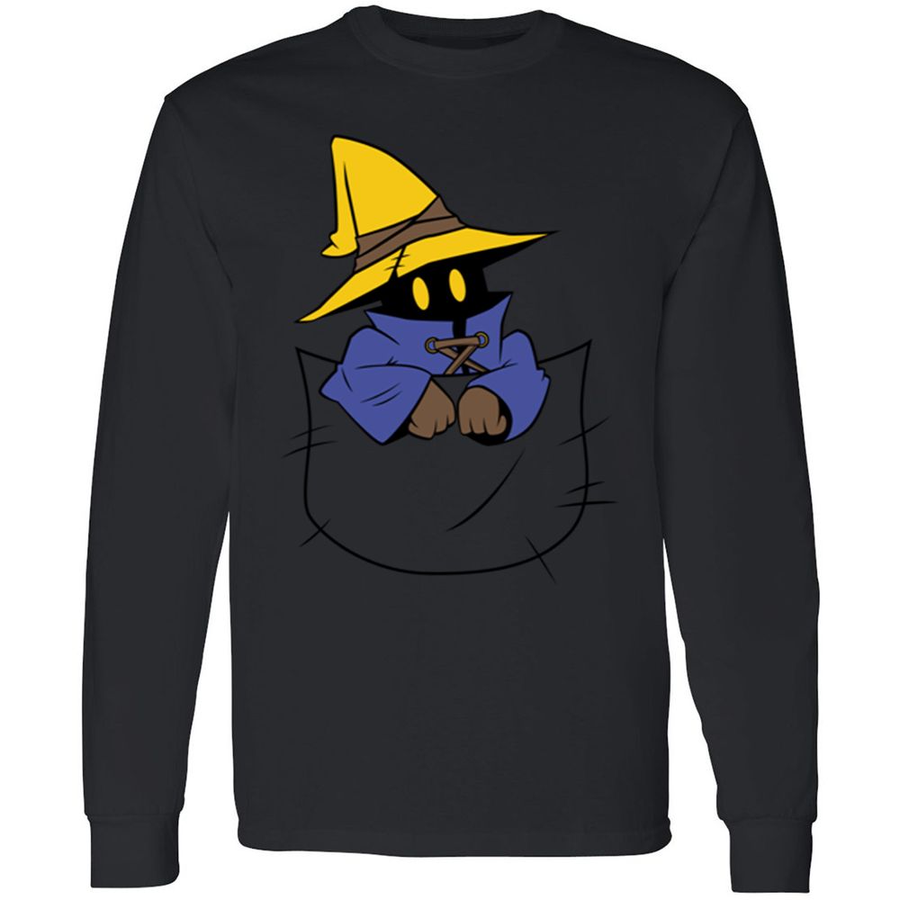 Long Sleeve T-Shirt - BRUQU9EQ - Black - 1