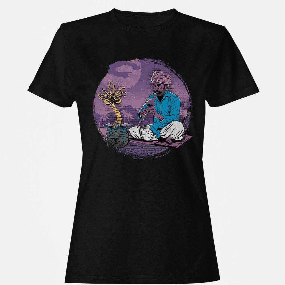 Women's T-Shirt - 5BUHMSX6 - Black - 1
