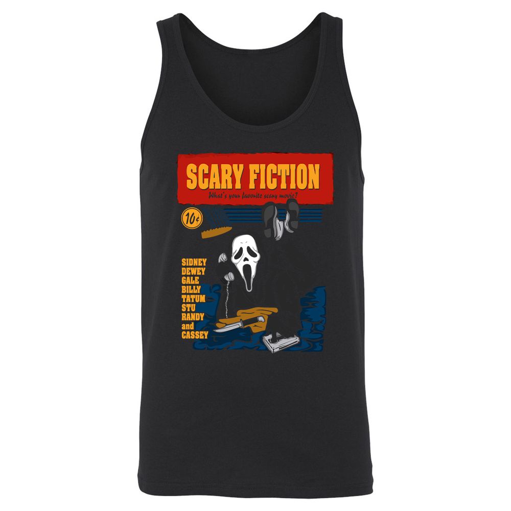 Unisex Jersey Tank - KVYMYXBL - Black - 1