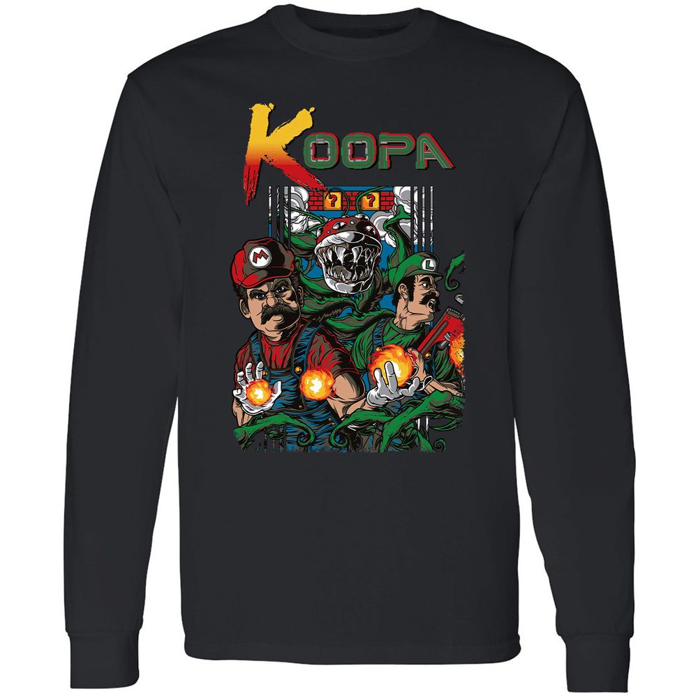 Long Sleeve T-Shirt - 6DQ7UEZJ - Black - 1
