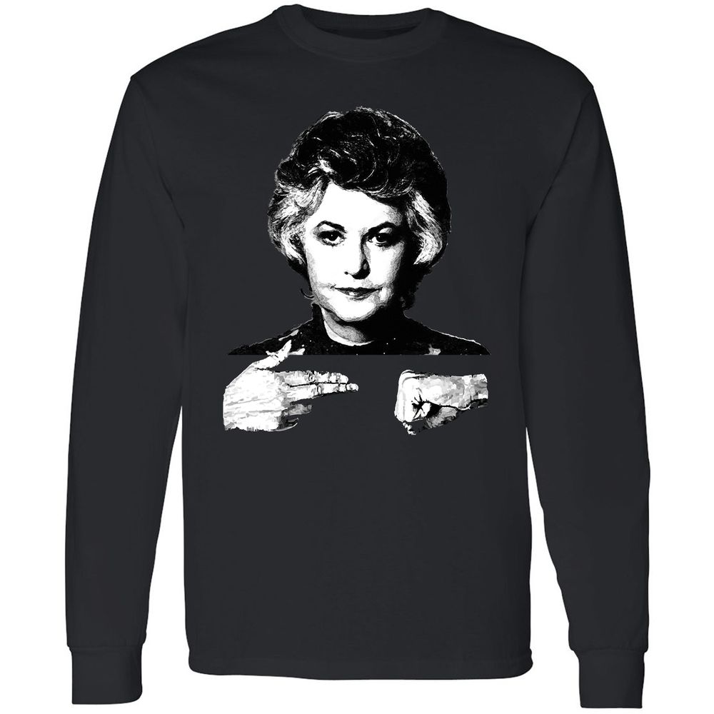 Long Sleeve T-Shirt - 76PDM9EG - Black - 1