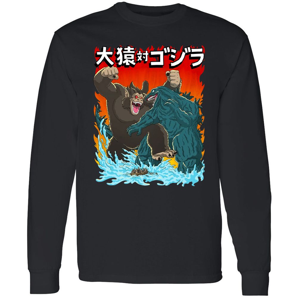 Long Sleeve T-Shirt - BT2KZMQA - Black - 1