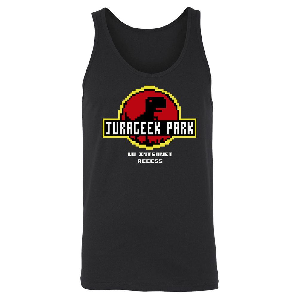 Unisex Jersey Tank - RUBPFWER - Black - 1