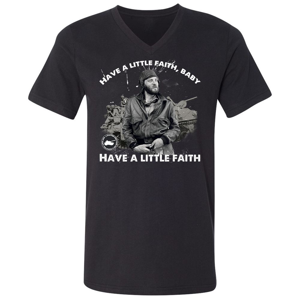 Unisex V-Neck T-Shirt - UGX8D2S4 - Black - 1