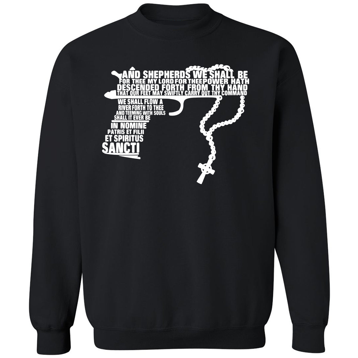 Classic Unisex Sweatshirt - L92C5TQB - Black - 1