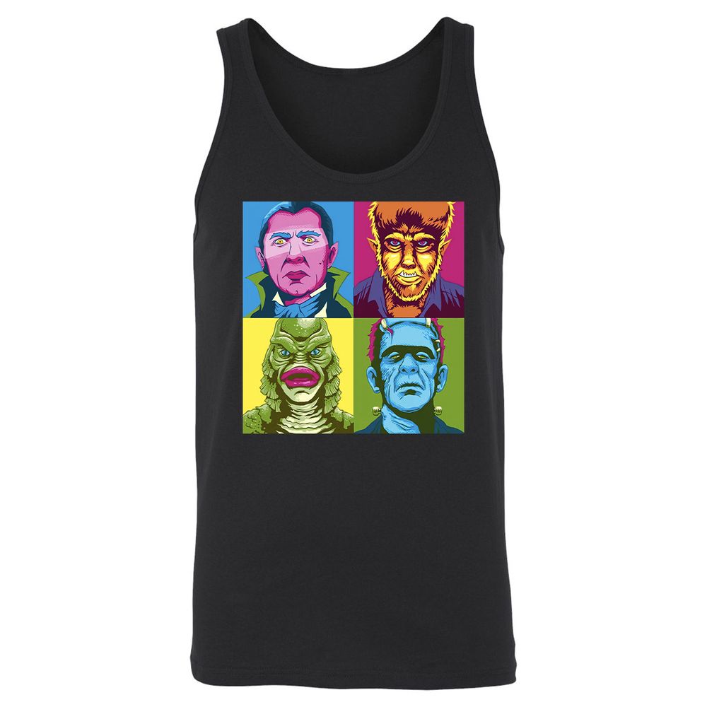 Unisex Jersey Tank - E517SMMQ - Black - 1