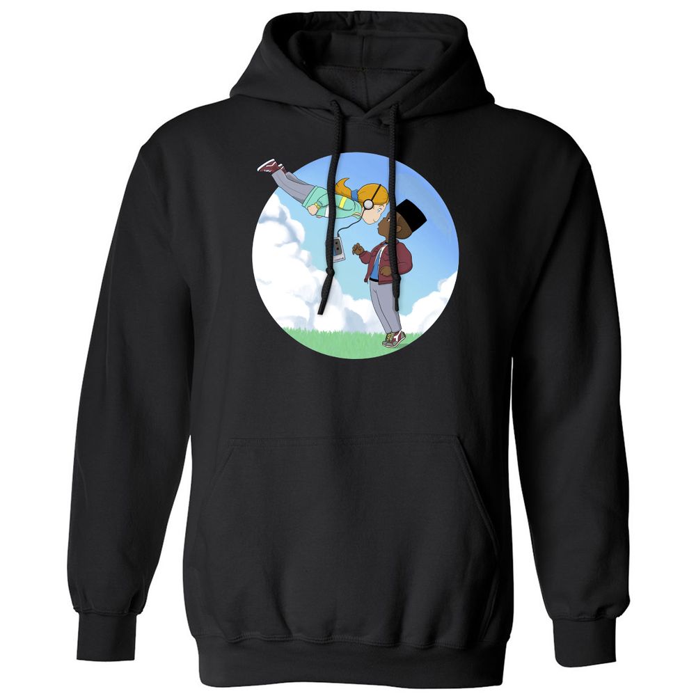 Classic Unisex Hoodie - C2LHYQK5 - Black - 1