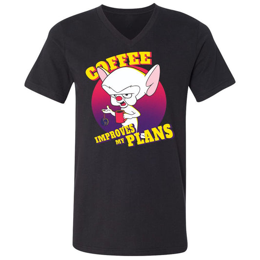 Unisex V-Neck T-Shirt - FXM2ZJJL - Black - 1