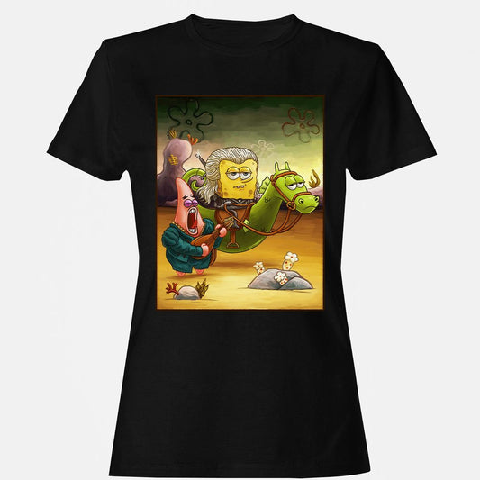 Women's T-Shirt - UQF186YL - Black - 1