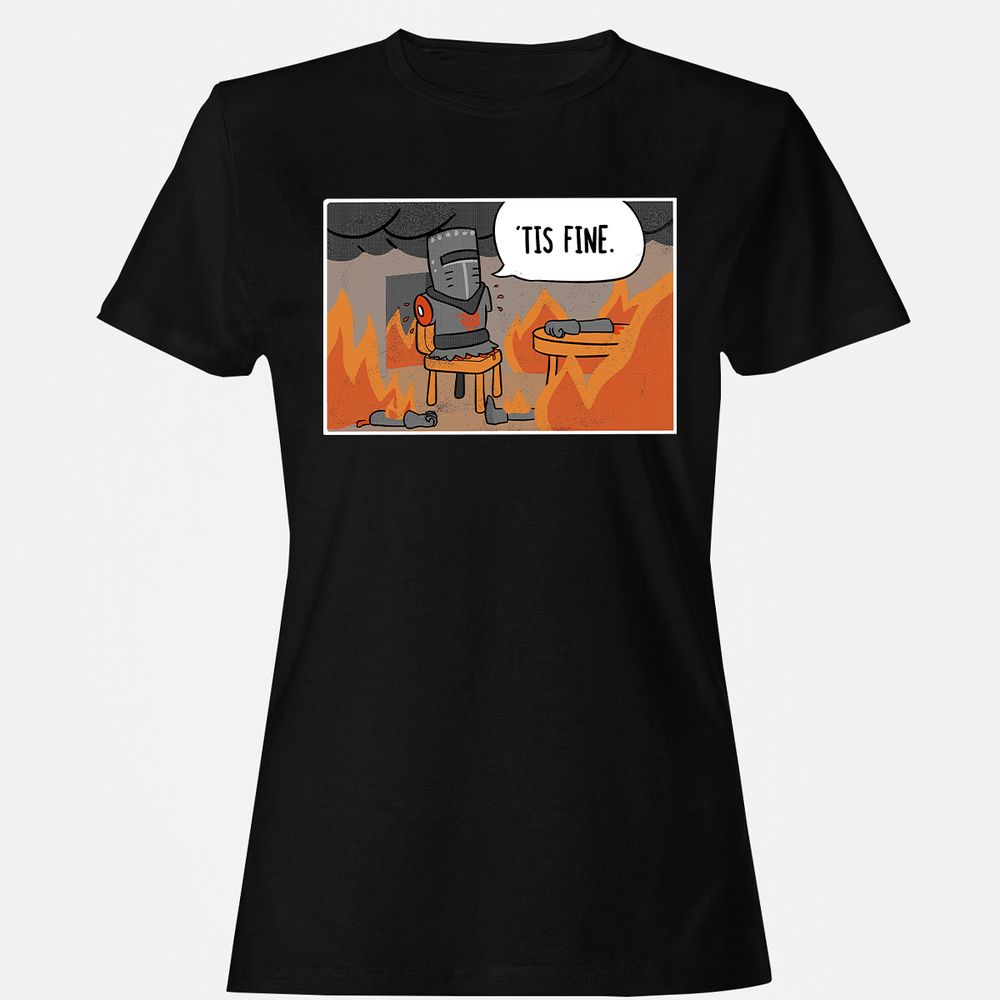 Women's T-Shirt - 4Z1QF4W5 - Black - 1