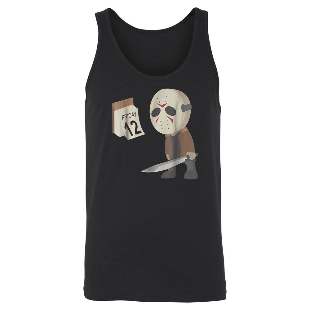 Unisex Jersey Tank - H5XMV5MV - Black - 1