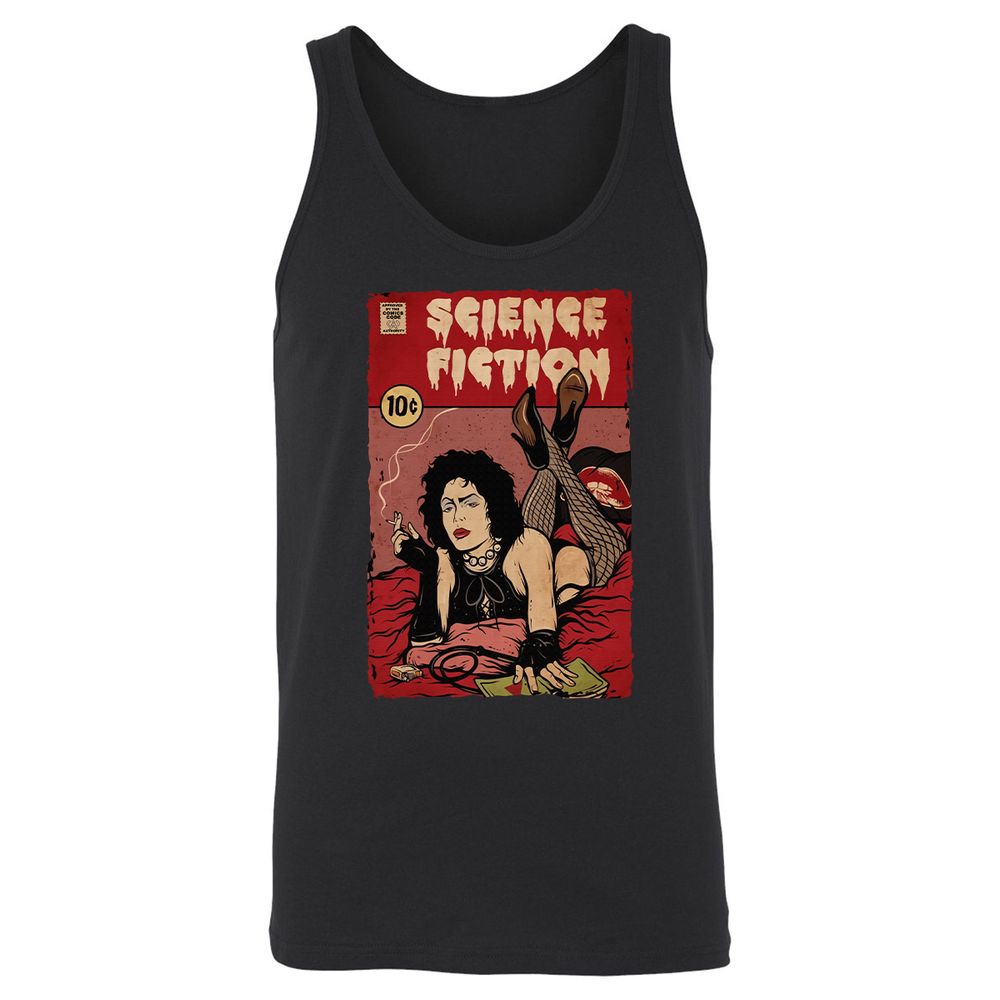 Unisex Jersey Tank - FMDNM54X - Black - 1