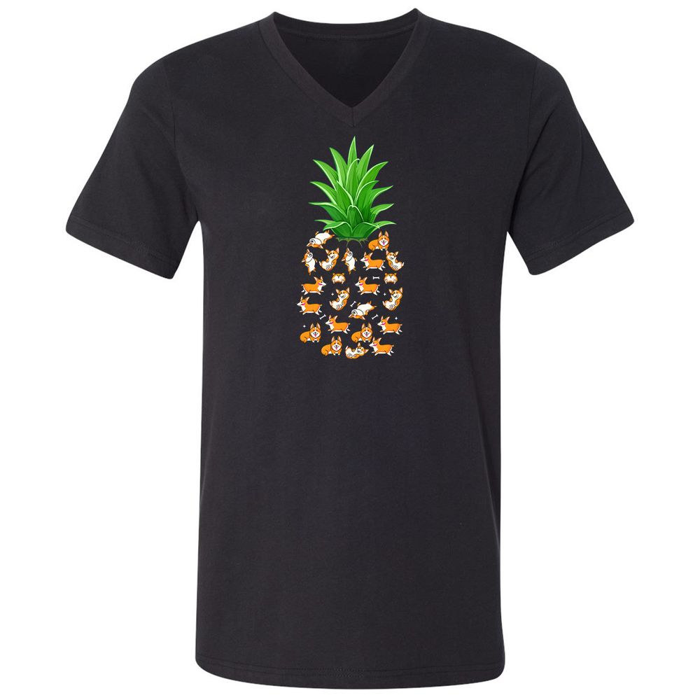 Unisex V-Neck T-Shirt - BYURW39F - Black - 1