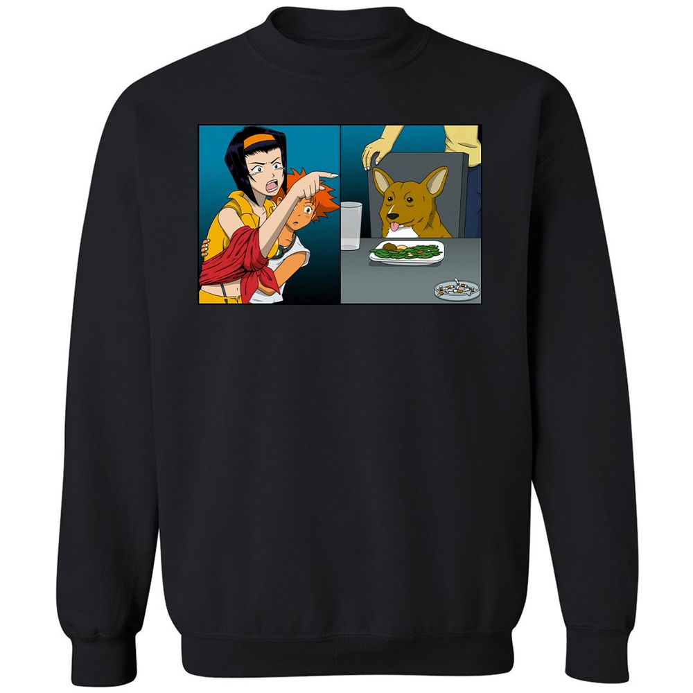 Classic Unisex Sweatshirt - TJ3LVENH - Black - 1