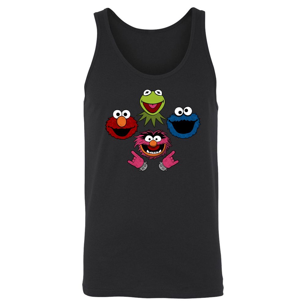 Unisex Jersey Tank - 4KZCMN9N - Black - 1