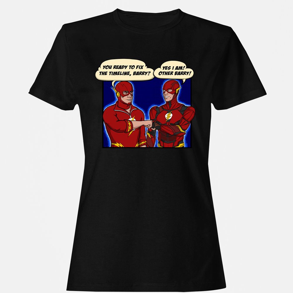 Women's T-Shirt - ZCK3CBFQ - Black - 1