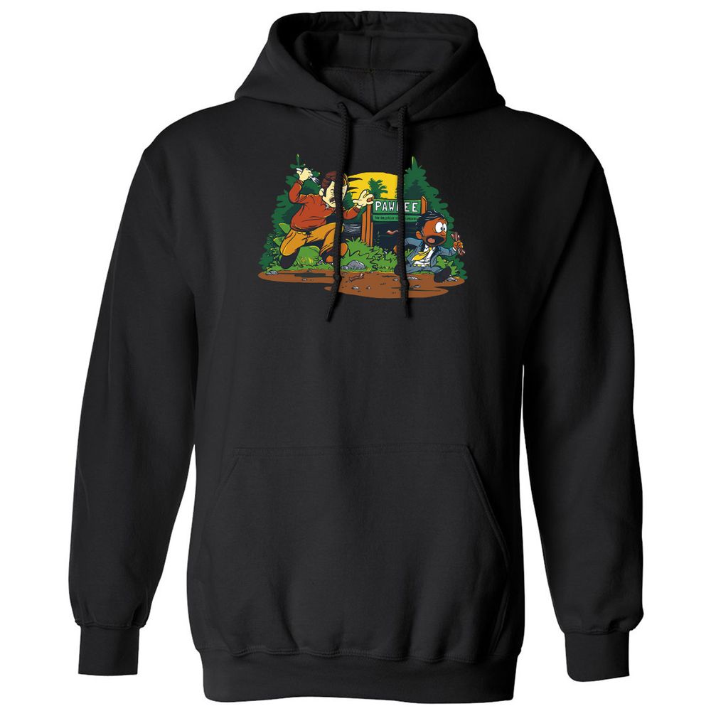 Classic Unisex Hoodie - X46EU1QV - Black - 1