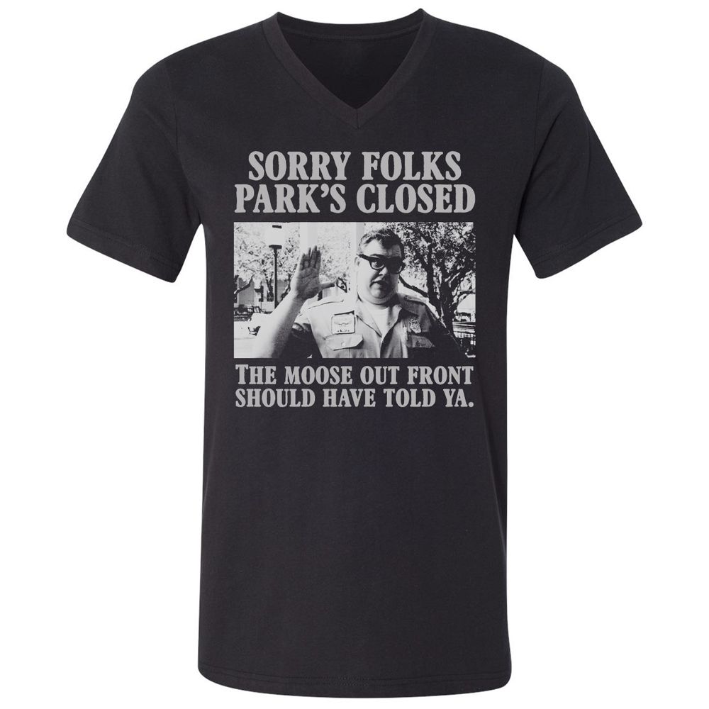 Unisex V-Neck T-Shirt - YQLHGB66 - Black - 1